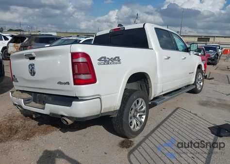 2021 Ram 1500 Limited Longhorn 4X4 5'7 Box из США, поврежденный, VIN 1C6SRFKT6MN812010